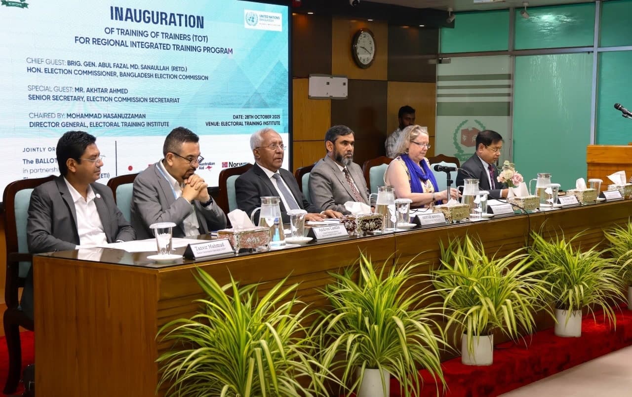 প্রশিক্ষকদের প্রশিক্ষণ কর্মসূচির উদ্বোধন